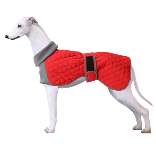 Faihats Italian Greyhound Clothes,Greyhound Winter Coat with Warm Fleece,Whippet Sweater for Dogs...