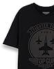 Top Gun Maverick Mens T-Shirt | Adults Aviatior Helmet Fighter Town Short Sleeve Graphic Tee in Black | Air Station USA Action Movie Apparel Top | Iconic Film Series Merchandise Gift #5