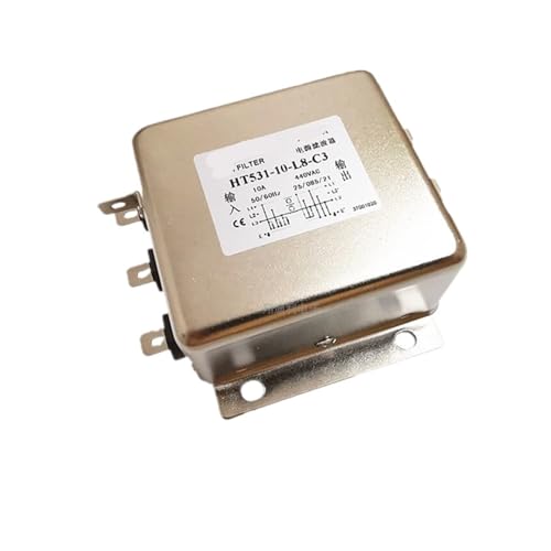 Filtro trifásico 380V 10A supresor de ruido armónico HT531-10-L8-C3