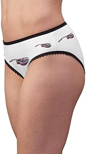 Mandolin Panties, Mandolin Underwear, Briefs, Cotton Briefs, Funny Underwear, Panties For Women