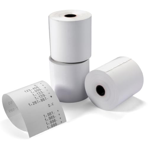Rollo de papel 165 pies largo x 2-1/4 pulgadas de ancho PK3 para calculadora impresora