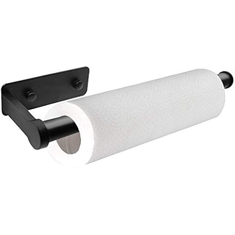 Mczcent Portarrollos Cocina Adhesivo&Tornillo - Aleación de Aluminio Cover