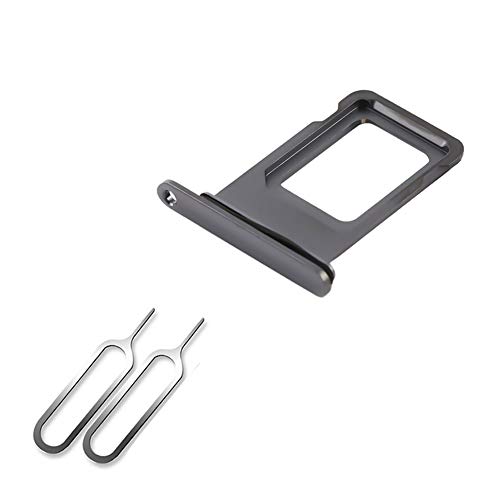 Nano Sim Card Holder for iPhone Xs Replacement (Black),Sim Card Slot Socket Tray Support with 2 Removal Eject Tools. Nano Sim Card Holder for iPhone Xs Replacement (Black),Sim Card Slot Socket Tray Support with 2 Removal Eject Tools.