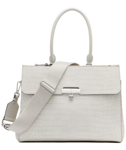 Calvin Klein Women's Becky Tote Bag – 2 in 1, Beach Pebble, One Size