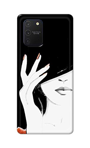 Image of PRINTFIDAA Photo of Beautiful Girl Hard Back Cover for Samsung Galaxy Note 10 Lite /Samsung A81 / SM-N770F / DS Back Cover -(P6) KAT1005