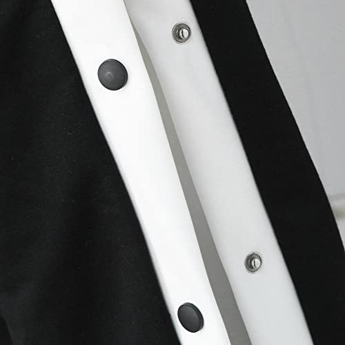 Casual Sweatpants For Men Tear Away Post-Surgery Basketball Pants Snap Button High Split Summer Athletic Sports Pants #TOP5