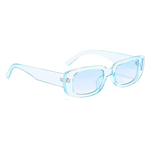 Dervin UV Protected Rectanglular Retro Driving Narrow Square Frame Sunglasses for Women