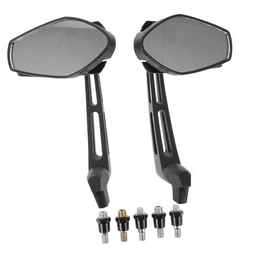 Espejo retrovisor de motocicleta para conducción nocturna en scooter y manillares de ATV