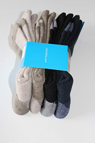 Columbia Men's 4-pack Wool-Blend Crew Socks (NAVY CREAM BROWN)2