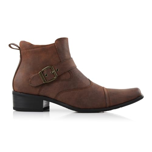 Image of Ferro Aldo Men's Western Boot Collection | Casual & Dress Ankle Boots in Cowboy, Chelsea, & Biker Styles for Men