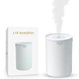 【2025新進化モデル加湿器】加湿器 小型 卓上 大容量 320ML 除菌 アロマ対応 LEDライト 超音波式 静音 卓上 自動停止機能 空焚き防止 お手入れ簡単 デスク 寝室 オフィス 車用 リビング 次亜塩素酸水対応 乾燥/花粉症対策（ホワイト）