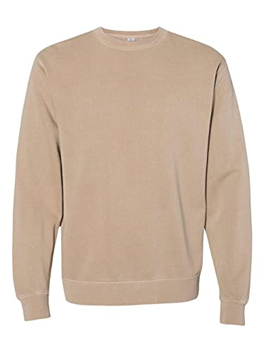 Independent Trading Co. - Midweight Pigment-Dyed Crewneck Sweatshirt - PRM3500 - L - Pigment Sandstone2