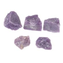 Natural Purple Mica Ore Specimen Irregular Mineral Stone Decor Educational Tool