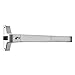 Happybuy Door Push Bar Panic Exit Device with Exterior Lever Commercial Emergency Exit Bar Panic Exit Device for Wood Metal Door Panic Exit Bar with Door Knob (Push Bar with Lever)