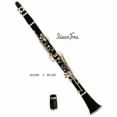 Clarinete Negro Baquelita 520 Sistema Boehm SILVERTONE SLCL001