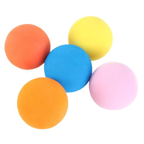 EXAOMBLE 5個ソフトゴルフ練習ボール 耐久性エ ック素材 室内用トレ