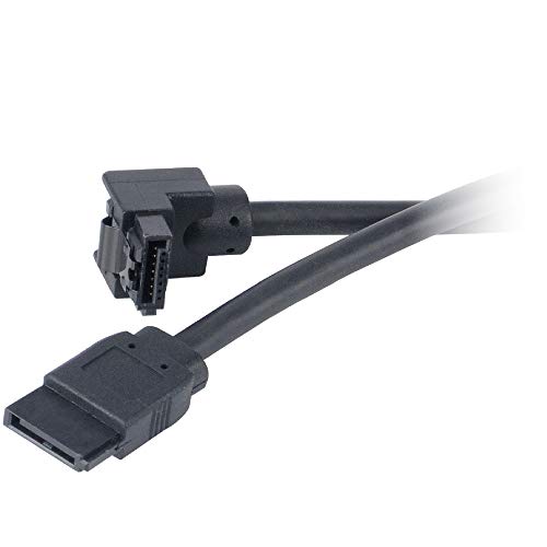 Cable SATA 3.0 6Gbps Redondo Akasa 100cm Negro miniatura 2