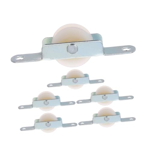 Sosoport 6Pcs Outdoor Parasol Supplies Sliding Bracket Stand Base for Patio and Garden Umbrellas Ensures Smooth Rope Movement Compatibility Easy Installation