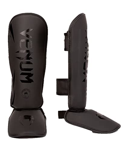 Venum Schienbeinschoner Challenger - Kinder - Schwarz/Schwarz - S, VENUM-04357-114-S
