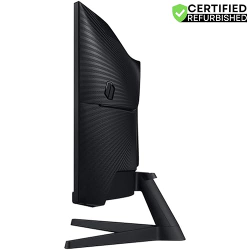 Image of Samsung LC34G55TWW 34 inch Odyssey G55T WQHD 165Hz 1ms(MPRT) HDR Curved Gaming Monitor (Renewed) Bundle with 2 YR CPS Enhanced Protection Pack