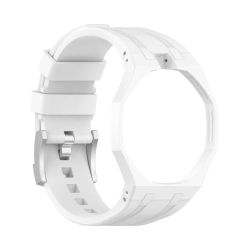 Image of Silicone Sport Strap for Swatch x AP Royal Pop Watch,White