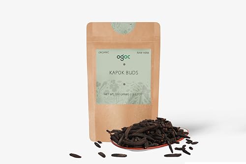 OGOC Organic Kapok Buds-Marathi Moggu |Chettinad Cuisine |Appakuttaka |Masala Kapok Buds |Dried Kapok buds 100g