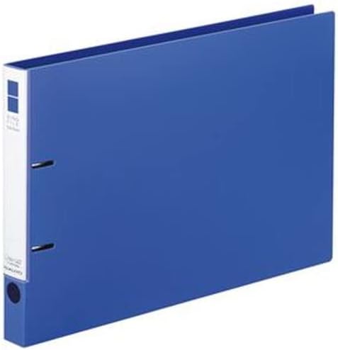 （まとめ）コクヨ リングファイル（スリムスタイル）B4ヨコ 2穴 220枚収容 背幅33mm 青 フ-URF439B 1冊【×20セ