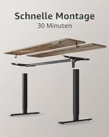 FEZIBO Höhenverstellbarer Schreibtisch mit USB-C&USB-A Ladeanschl 100x60cm – Ansicht 8