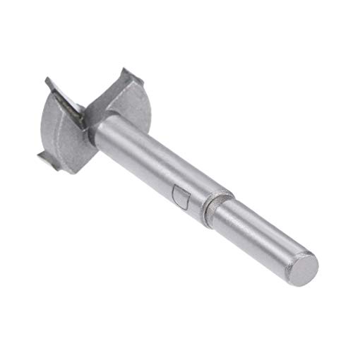 Uxcell Forstner Drill Bits 24Mm, Tungsten Carbide Wood Hole Saw Auger Opener, Woodworking Hinge Hole Drilling Boring Bit Cutter, 2Pcs (Gray) #TOP3