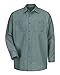 Red Kap Chemise de travail industrielle à manches longues Vert clair 2XL – Lot de 3