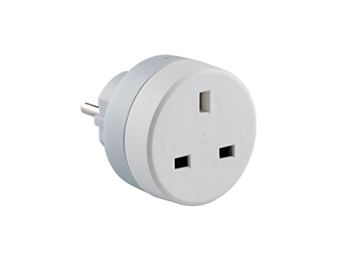 Legrand 050383e Adaptateur Convertisseur, 1380 W, 230 V, blanc et gris