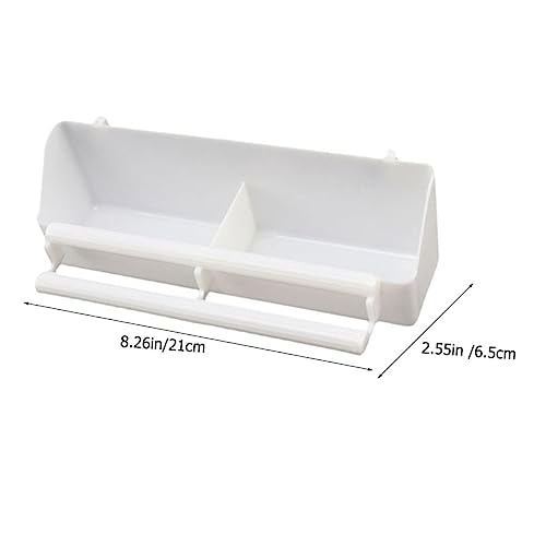 PENIKOKO 鳥用プラスチックフィーダー 耐久性 飛び散り防止設計 鳥かご用吊り下げ式餌入れ 鳥水飲みボウル 鳩やオウムに