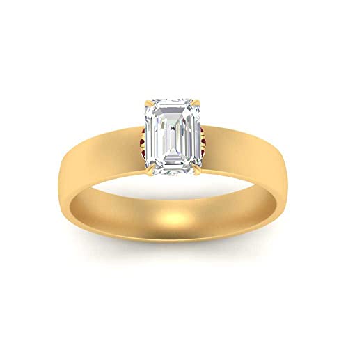 Bague de fiançailles halo plaqué or jaune pour sublimer votre style quotidien