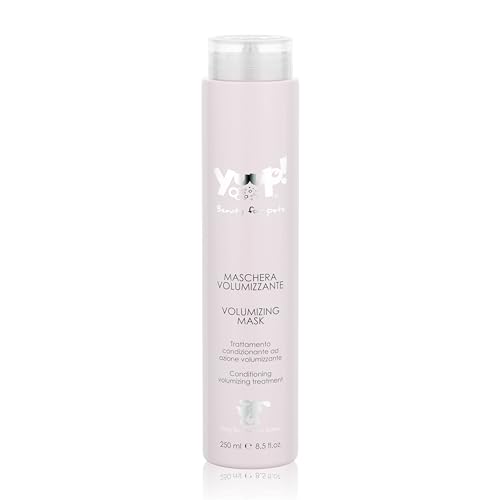 YUUP! - Maschera volumizzante con olio di Jojoba e olio di Macadamia, 250 ml, trattamento condizionante per donare volume e leggerezza