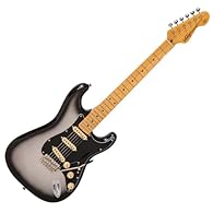 VINTAGE V6 ELECTRIC GUITAR MAPLE - SILVER BURST