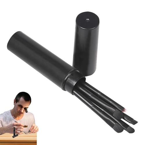 Niesel Juego de 5 cepillos de reloj de cerdas para detalles, herramienta de limpieza de esquinas de relojes, para joyas, relojes
