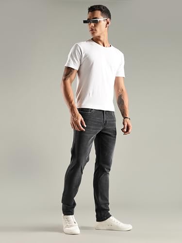Image of Thomas Scott Men's | Mild Fade | Slim Fit | Denim | Regular Wear | Stretchable | Casual Jeans for Men