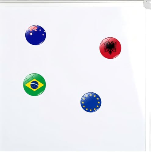 Imanes Decorativos de Banderas Mundial 24 Piezas miniatura 4