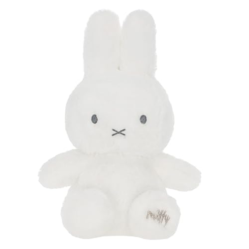 Kids Preferred Miffy Baby 10 in Plush - Embroidered Details Miffy Logo on Paw Super Soft Cozy Plush for Ages 0 Months and up Beans in Bottom