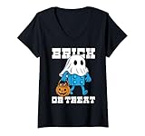 Photo Gallery donna mattone o treat builder block building halloween brick master maglietta con collo a v Photo Gallery donna mattone o treat builder block building halloween brick master maglietta con collo a v