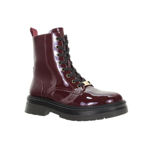 Botte de motard Lumberjack Femme Susanna chaussures montantes en cuir noir
