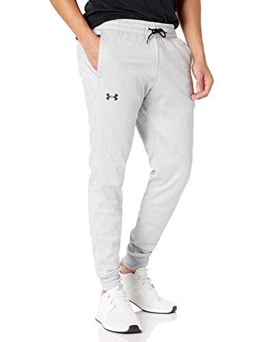Under Armour Men's Armour Fleece Joggers , Mod Gray (011)/Black , Medium