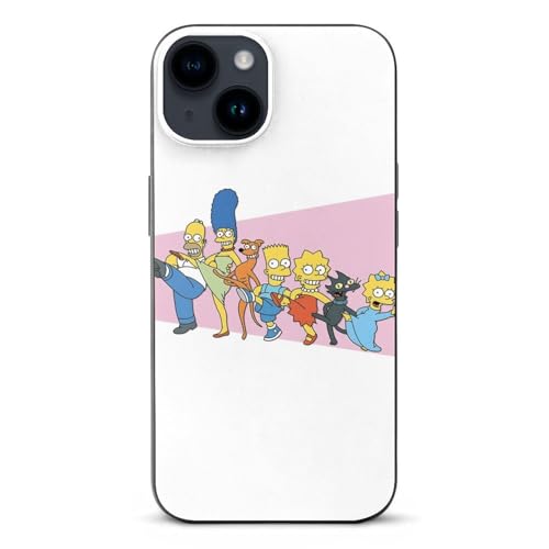 iPhone13ProMax用ケース ザ・シンプソンズ いPhone13ProMax用ケース アイフォン13ProMaxカバー TPU スマホケース 軽量 薄型 おしゃれ 全機種対応 ワイヤレス充電対応