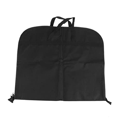 Unomor 2pcs Portable Garment Bag for Suits Breathable Travel Dress Cover Handles Black for Travel Storage Keeps Clothes Fresh and Protected