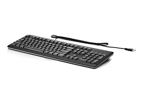 Clavier HP allemand noir 105 touches résout vos pannes de saisie bureau