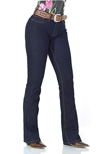 Calça Jeans Feminina Cowboy ST Lycra Boot Cut Lisa