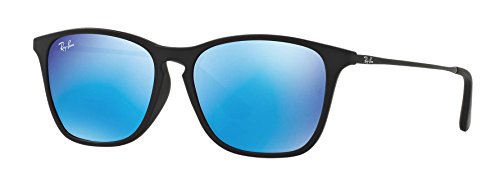 Ray-Ban Kids' RJ9061SF Chris Low Bridge Fit Rectangular Sunglasses
