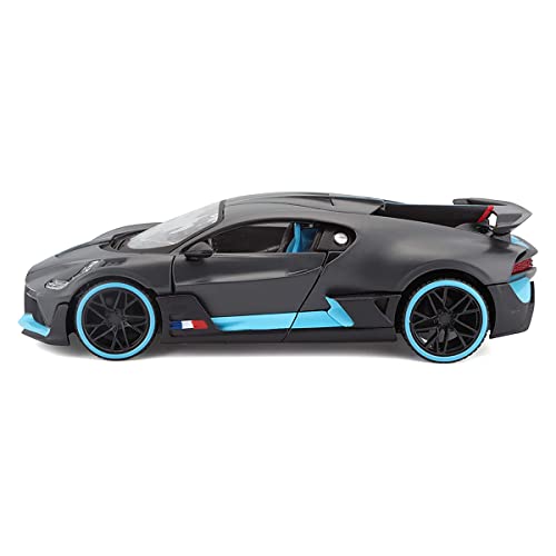 Image of DEUSON ECOM 1:32Scale Divo Toy Car Diecast Metal Cars Pullback Toy Car for Kids Best Gifts Vehicle Toys for Kids Sound and Light Pull Back, Black