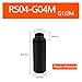 LIAWAYIV RS Vacuum Generator Muffler RS02-G02M RS03-G0 RS04-G04M RS06-G06M Plastic Muffler Industrial Noise Vacuum Pump Metal(RS04-G04M-Plastic-G1/2M)