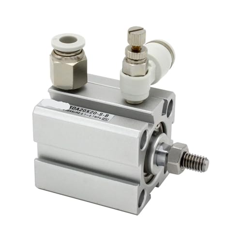 Vérin pneumatique double effet SDA32-B compact course 50 mm alésage 32